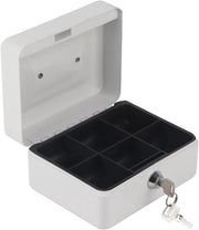Mini cassaforte portatile con 6 cassette in acciaio per gioielli e contanti - Contenitore di archiviazione per la casa