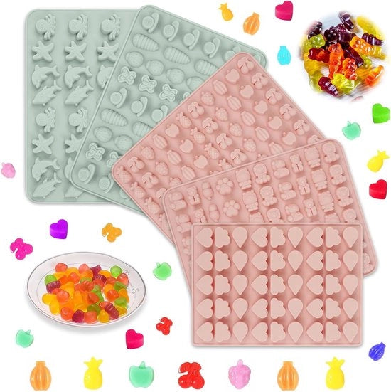 Molde per caramelle di gomma - versatile - 1 pezzo - verde - silicone