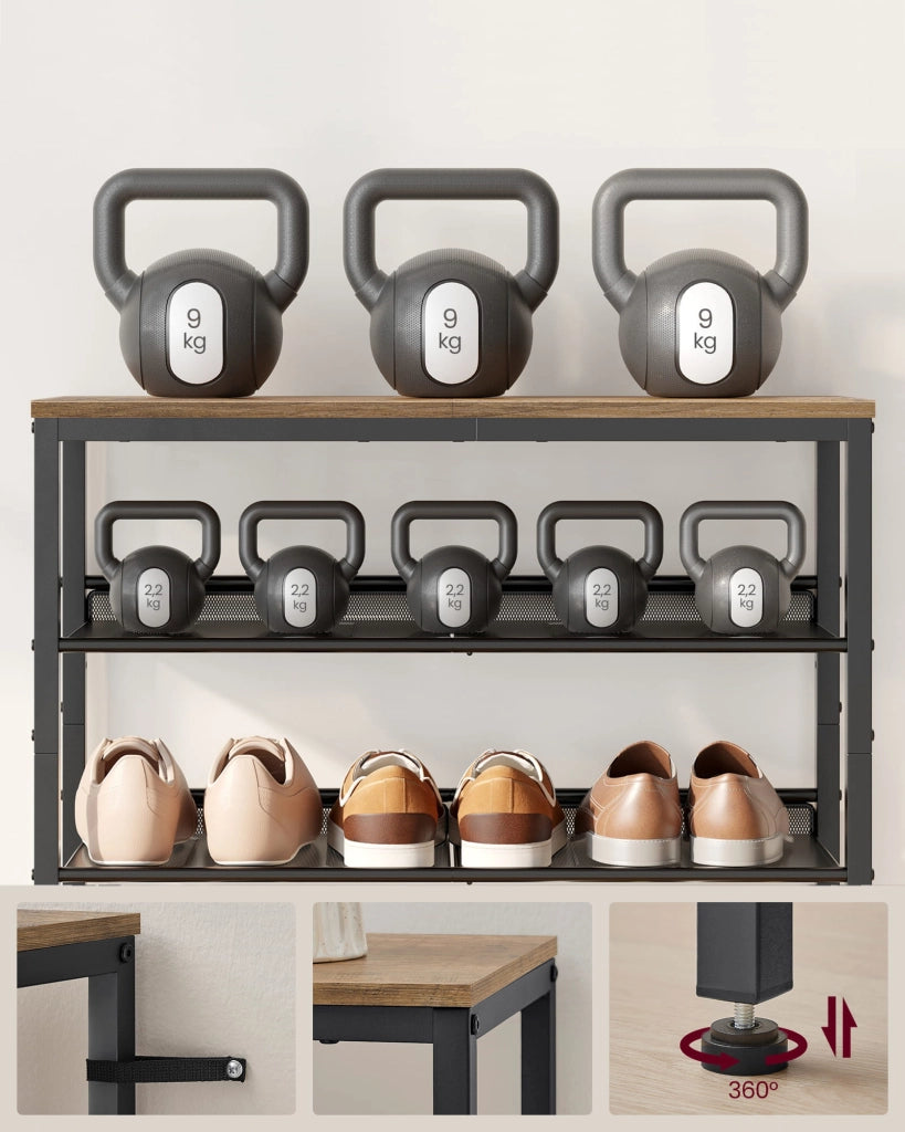 Scarpiera Valora Sonoma Steel Scarpiera nera x4