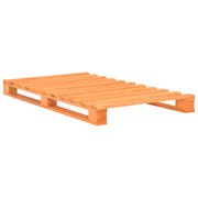 Giroletto in Pallet-Struttura Letto Marrone Legno Massello di Pino 90x200 cm