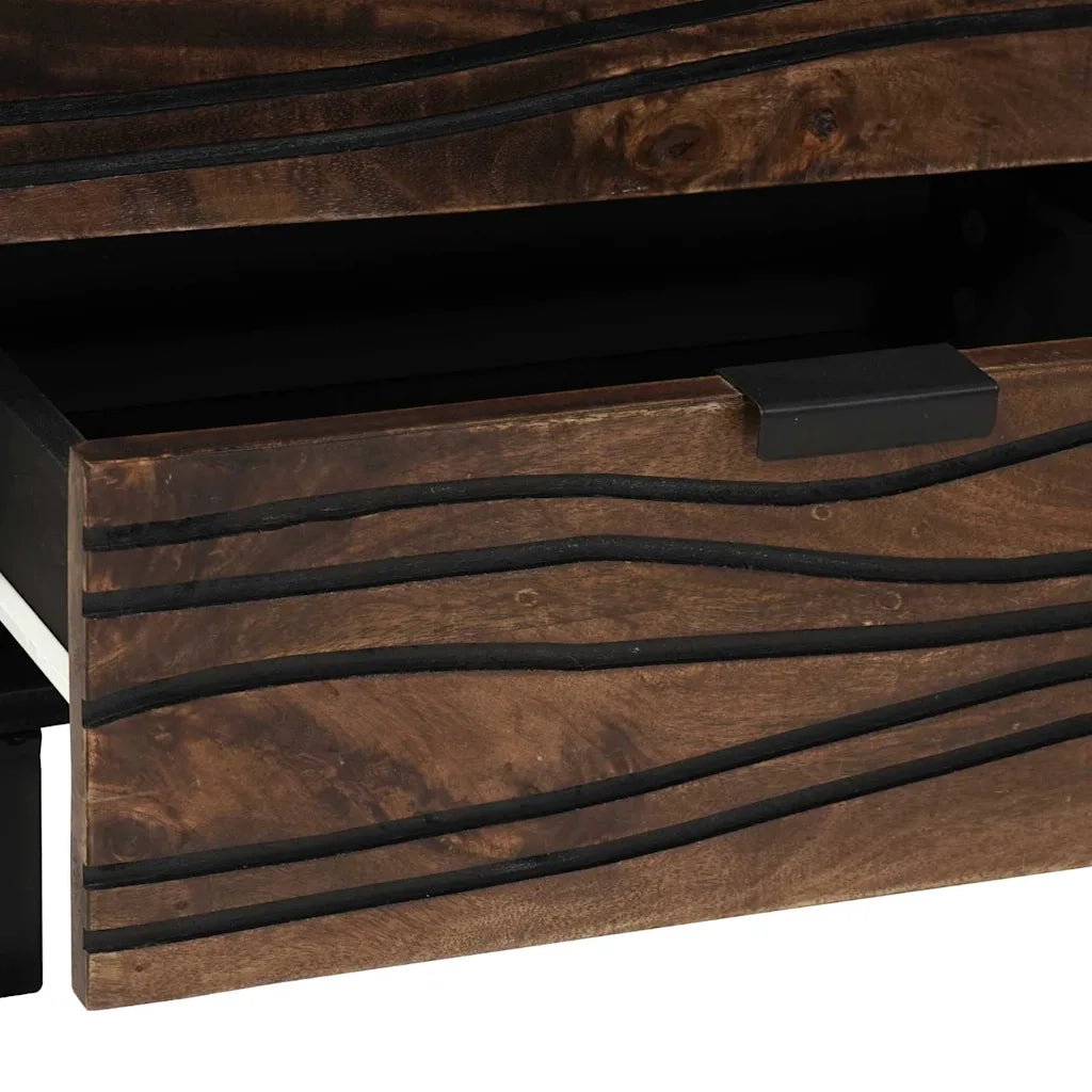 Comodino | Armadio da Notte | Mobiletto da notte Noce 50 x 33 x 62 cm Legno ingegnerizzato