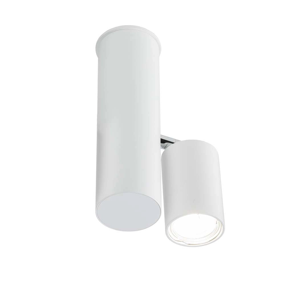 Faretto soffitto bianco tondo orientabile GU10 10W Shilo