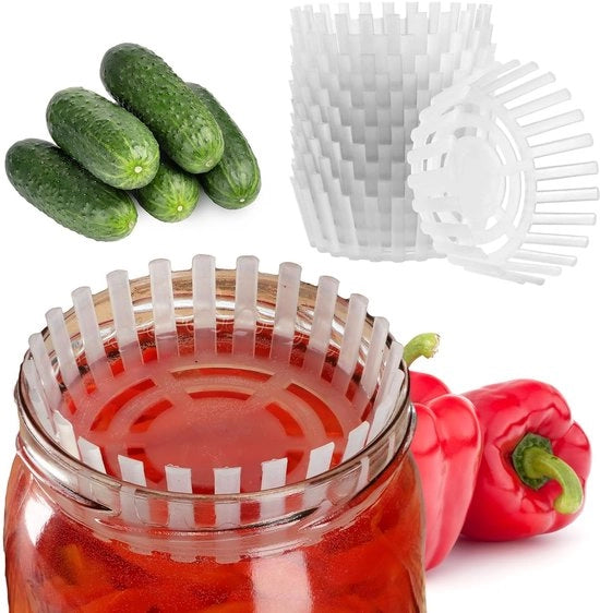 Peso di fermentazione per contenitori di conservazione - sicuro e facile da utilizzare - 2 misure