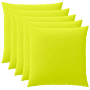 Federa 6 pcs HEERLEN Verde brillante. 65 x 65 cm Poliestere 913008