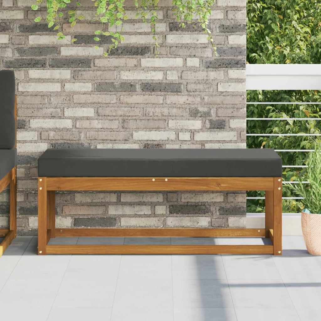 Cuscino da Sedia Esterno Antracite 115 x 40 x 8 cm 900965