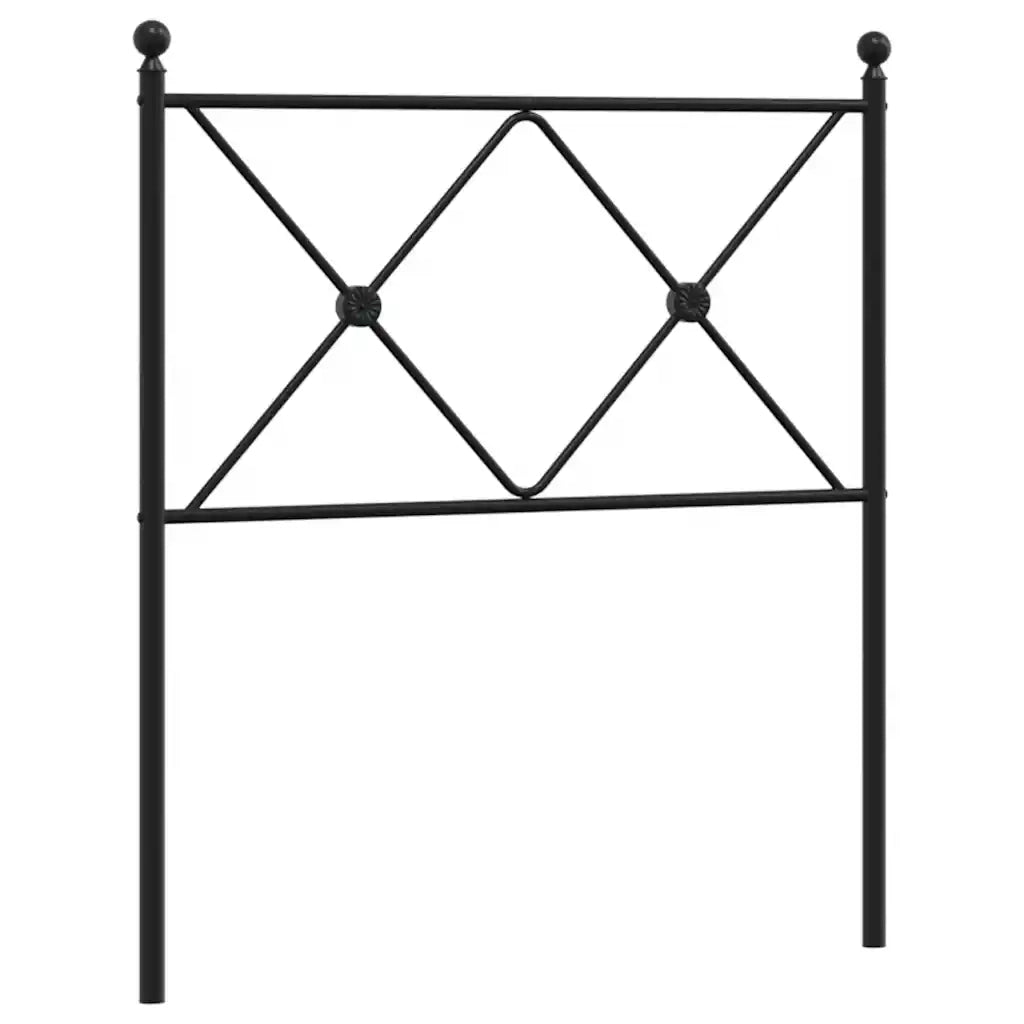 Testiera di Ricambio in Metallo Nero 75 cm 376528
