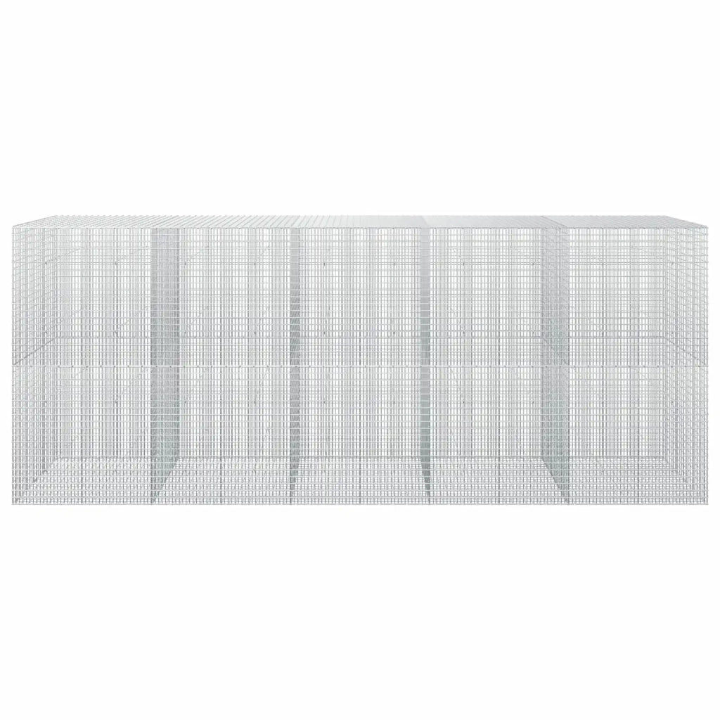 Gabione con filo da 3,5 mm e rete da 5x2,5 cm 500x50x200 cm 3461908