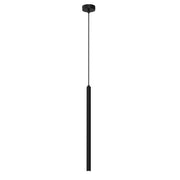 Lampada a sospensione tubo nero opaco Yoru Luminex 1xG9