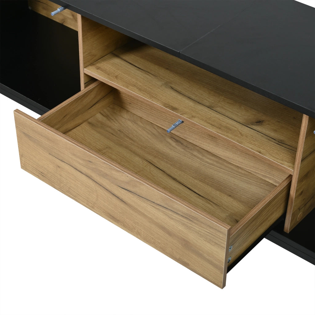Mobile TV Lowboard ¨C MINIMAL ¨C Legno, 2 Ante e 1 Cassetto, 170x35x50 cm