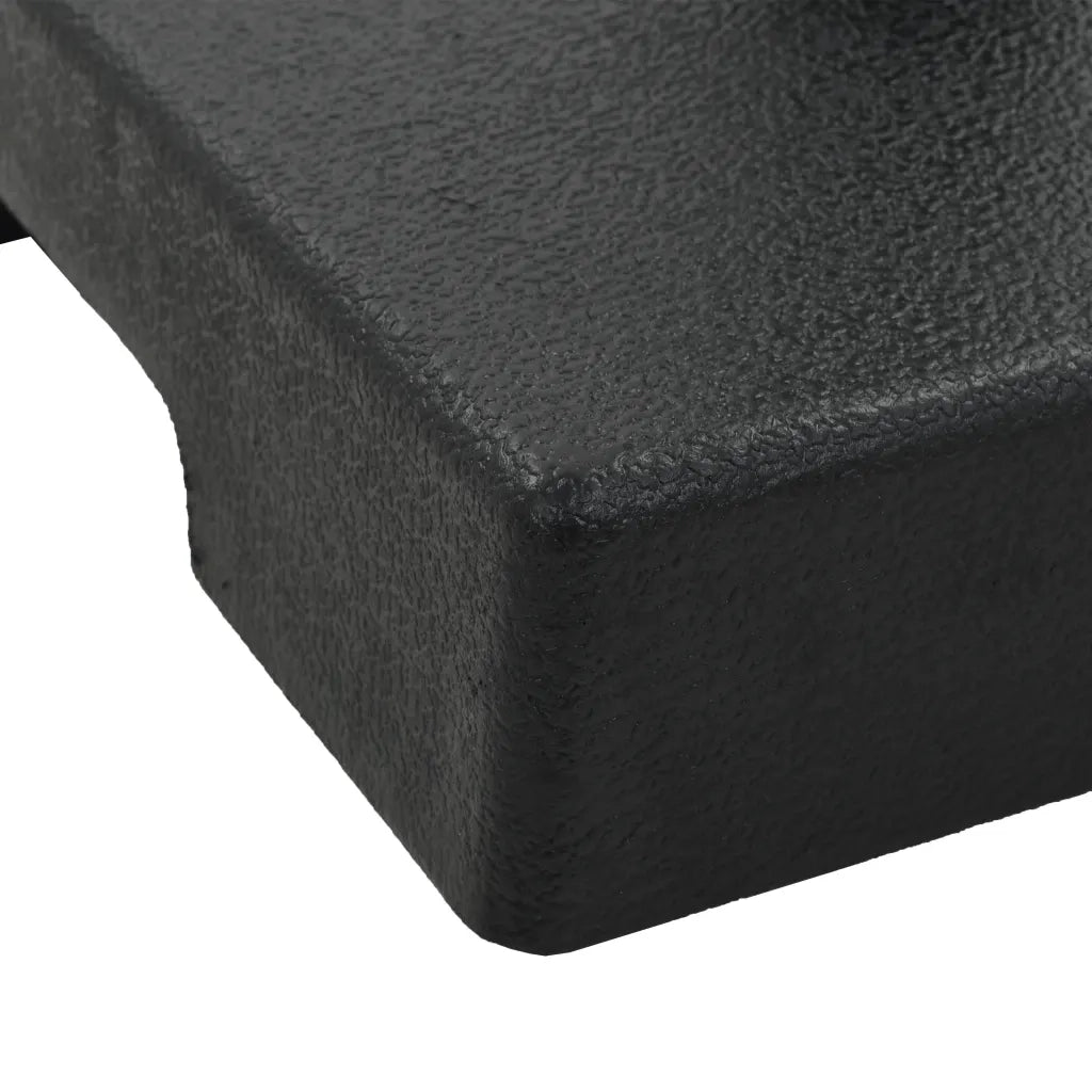 Base per Parasole Quadrata in Poliresina 8 kg Nera cod mxl 47960