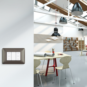 Bticino matix pulsante doppio interbloccato salita discesa am5037