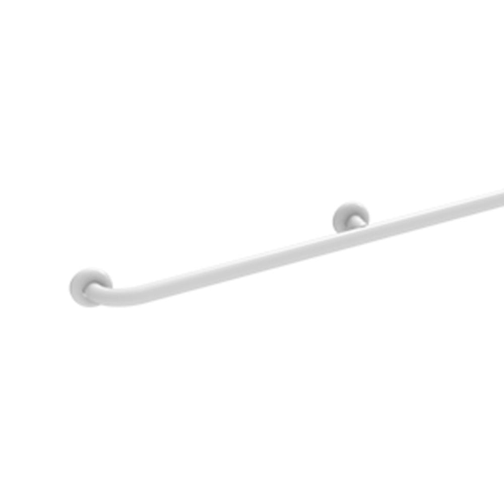 Maniglia angolare di sicurezza in acciaio inox cm.70x120 bianco