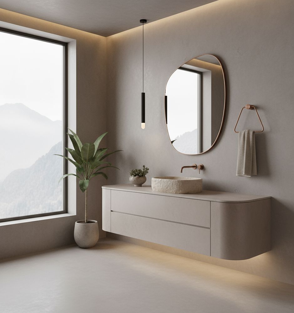 Portasciugamano Da Bagno Tomi 5810 Brush Copper