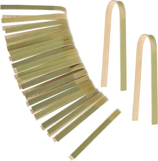 20 pezzi di spazzola in legno da un tempo mini spazzola a bambù naturale spazzola per toast 4 pollici - spazzola per cibo per pane, sottaceti, accessori per tè