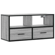 Mobile TV | Armadietto TV | Mobile Porta TV Grigio Sonoma 80x31x39,5 cm Legno Multistrato Metallo