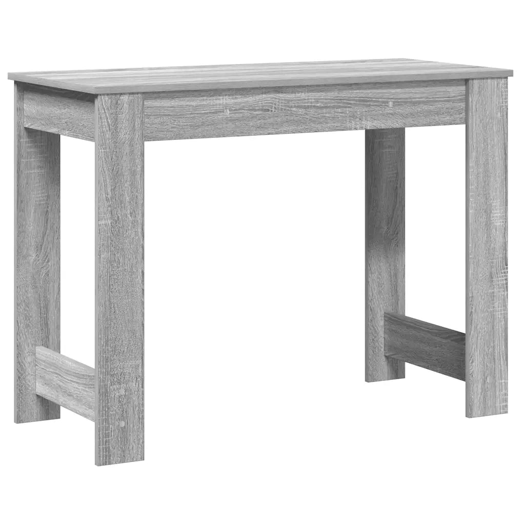 Scrivania Grigio Sonoma 100x45x75 cm in Legno Multistrato 860432