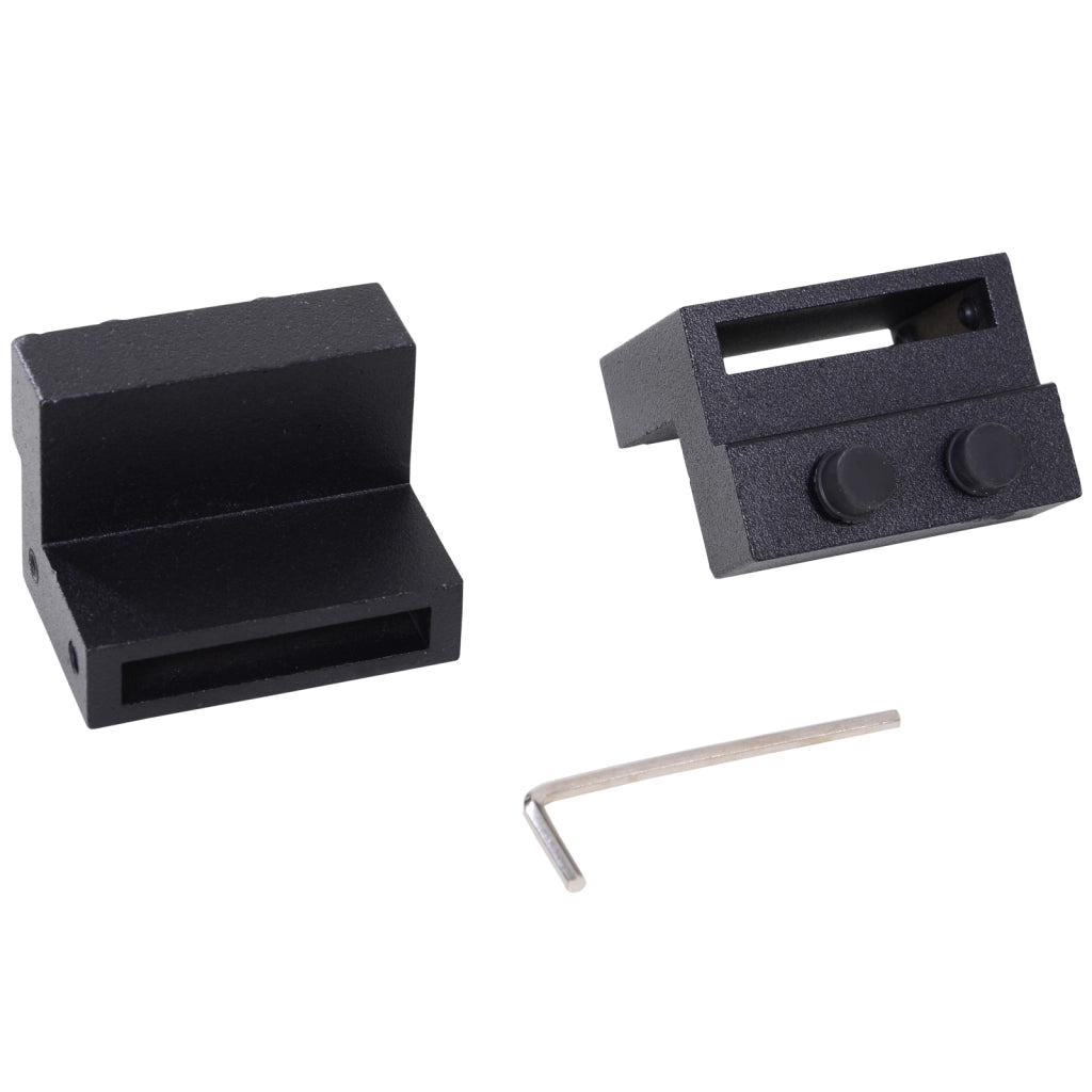 Binario per Porta Scorrevole con Kit Accessori e Rulli, Portata 100kg, Acciaio al Carbonio, 200x4x0.6 cm