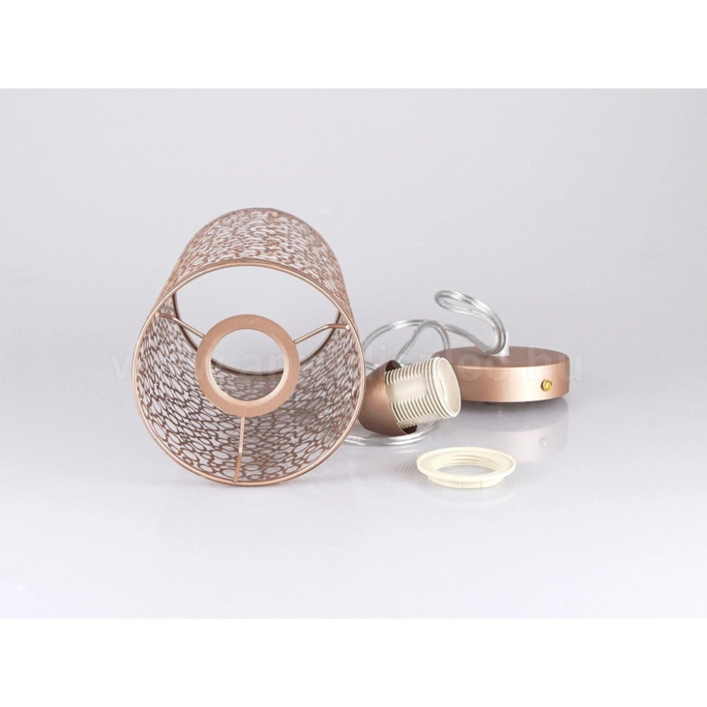 Trade Shop - Lampadario Pendente A Sospensione In Metallo Oro Champagne Stile Elegante 7131 -