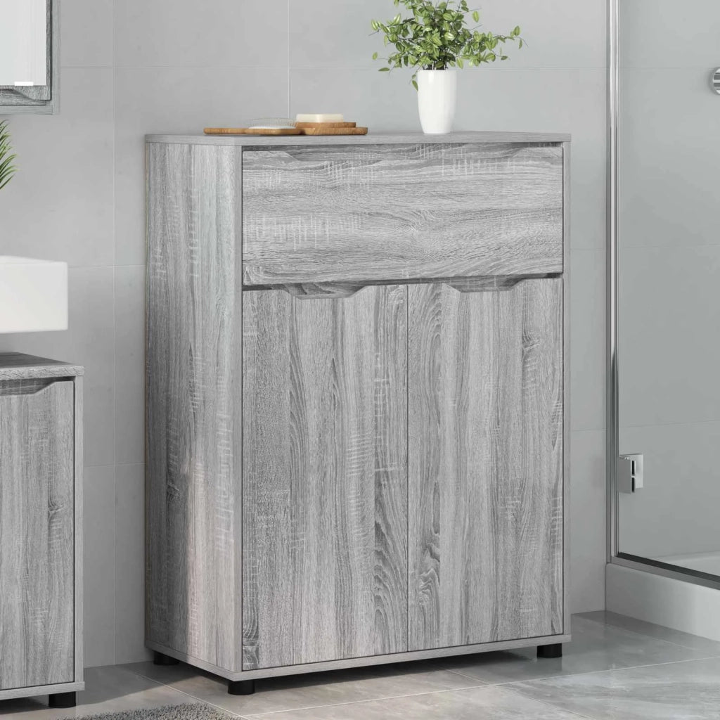 Mobile da Bagno con cassetto Grigio Sonoma 72,5 x 36,5 x 100 cm 888773