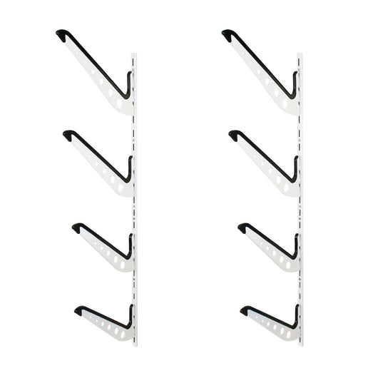 Supporto universale a muro 4 ganci per tavola da surf snowboard wakeboard sci skateboard longboard