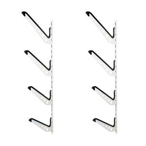 Supporto universale a muro 4 ganci per tavola da surf snowboard wakeboard sci skateboard longboard