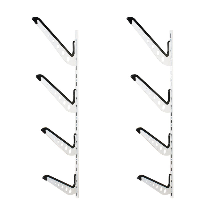 Supporto universale a muro 4 ganci per tavola da surf snowboard wakeboard sci skateboard longboard