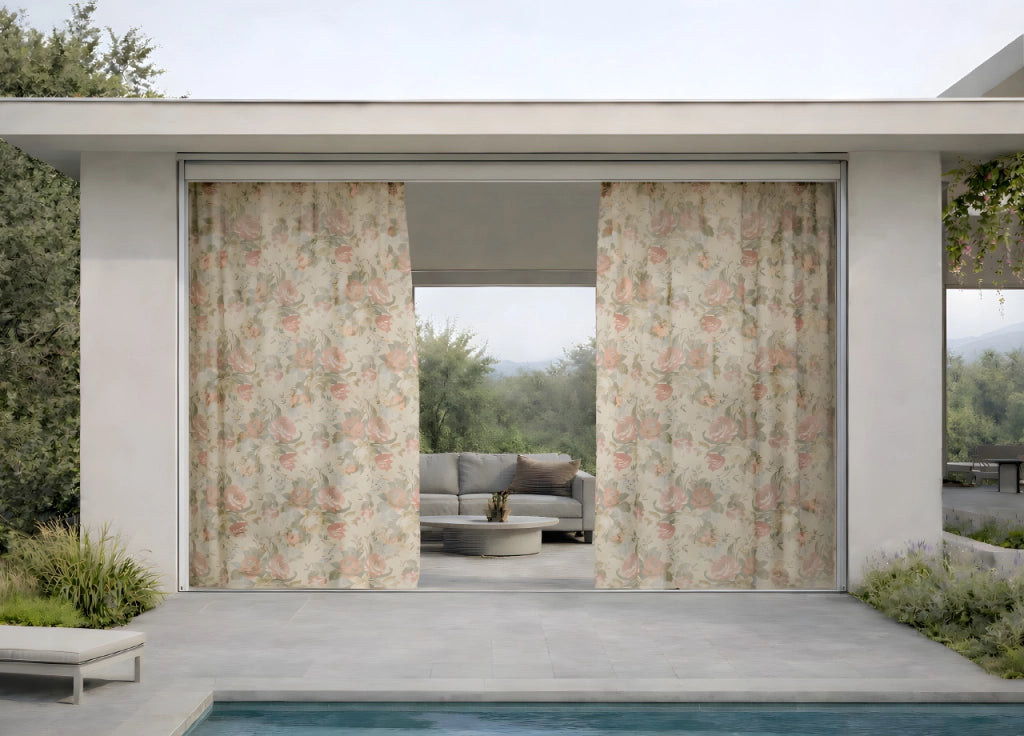 Tenda Zanzariera Per Porta E Finestre Anti Insetti Zanzare In Varie Fantasie Mosche Cimici - Zanzariera - Rose
