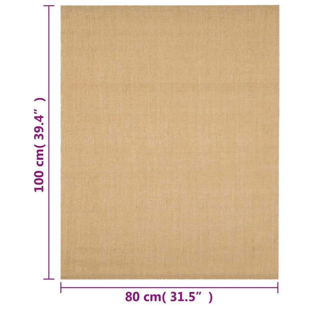 Tappeto del soggiorno | Tappeto in Sisal Naturale 80 x 100 cm