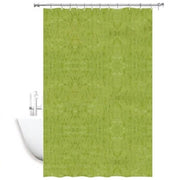 Trade Shop - Tenda Doccia Antimuffa Impermeabile Verde 180 X 240 Cm Con Anelli Bagno 2d 52132 -