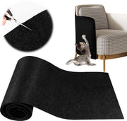 Matto di protezione per gatti, 200 * 40 cm, con adesivo self-attacco, matto per gatti tagliabile in DIY, protezione per gatti contro la rottura del divano, matto per gatti da appendere, palo di arrampicata per gatti in DIY (nero)