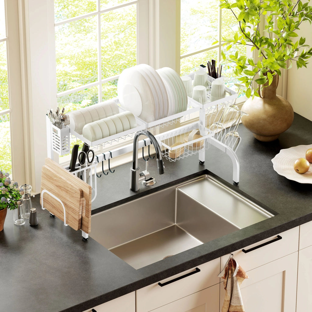 Tavolo da cucina ¨C Zephmum ¨C Bianco 100x30x54,5cm