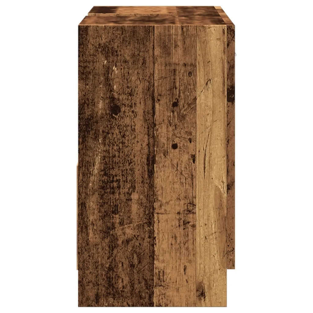 vidaXL Mobile Sottolavabo Legno Vecchio 63x30x54 cm in Truciolato