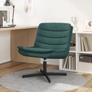 Sedia girevole Verde scuro Tessuto Standard Girevole