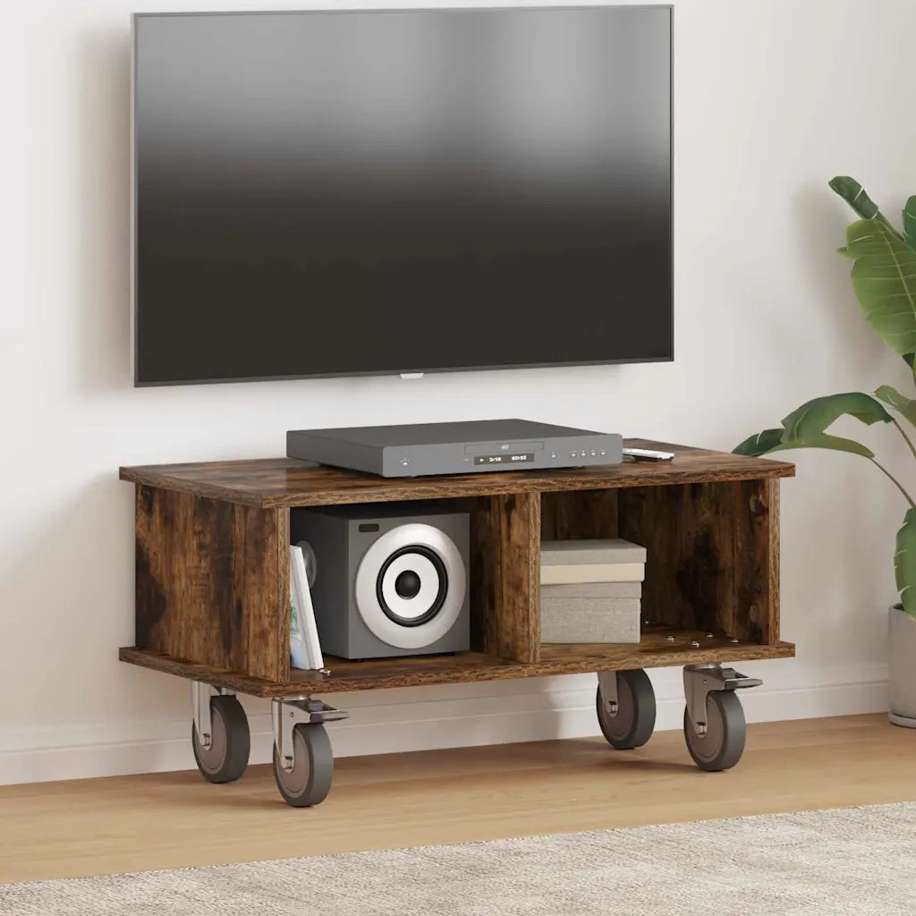 Supporto TV 68,5 x 35 x 35 cm Rovere fumé Legno ingegnerizzato 891044