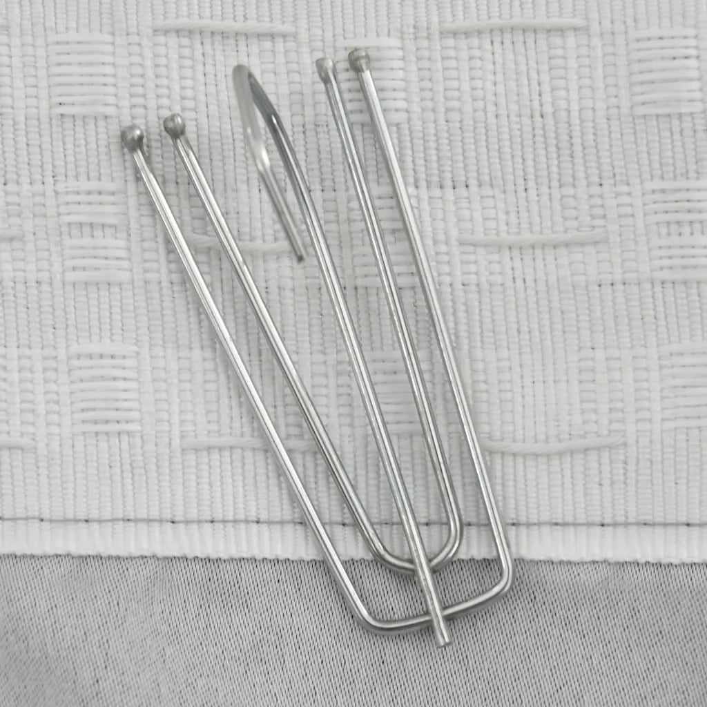 Tende Oscuranti con Ganci Effetto Lino 2 pz Grigie 140x225 cm cod mxl 64622