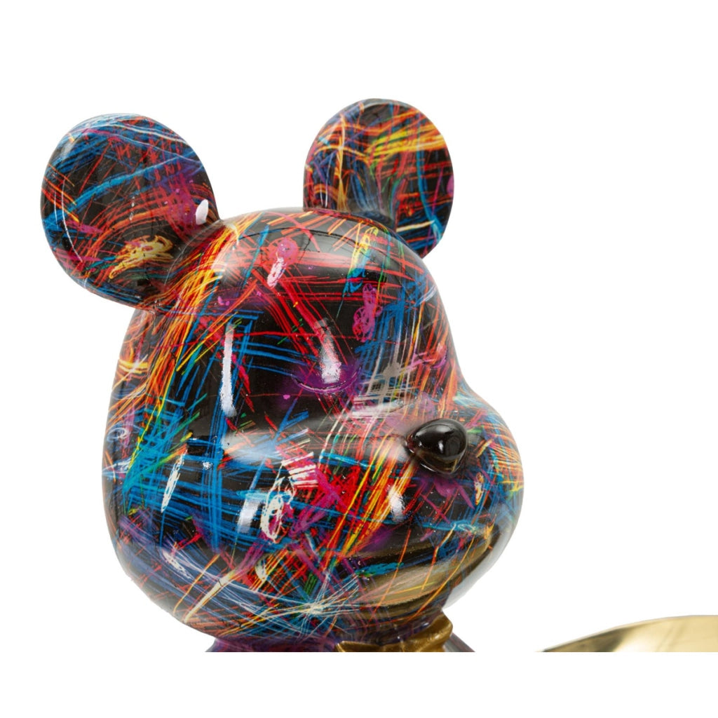 Scultura Orsetto 2, Multicolore, Poliresina, 17x15x22,5 cm
