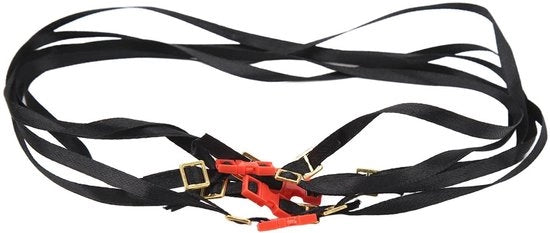 Cinture di Trattenuta per Bagaglio 1/10 Proporzionali - Cinture di Trattenuta Adattabili - 5 Pezzi - Materiale Nylon/Polyester Duraturo