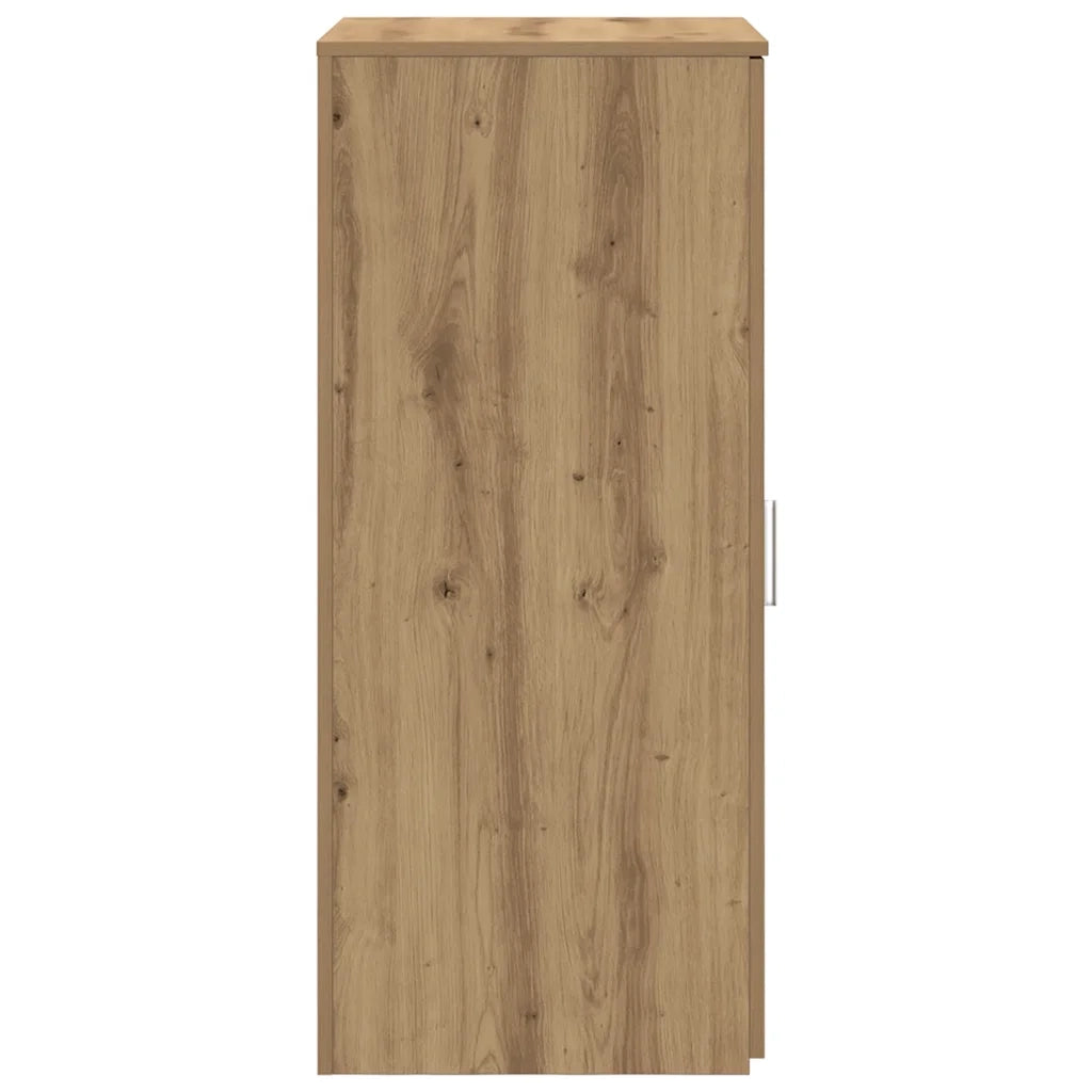 Mobile Portaoggetti Rovere Artigianale 50x45x103,5cm Truciolato 859050