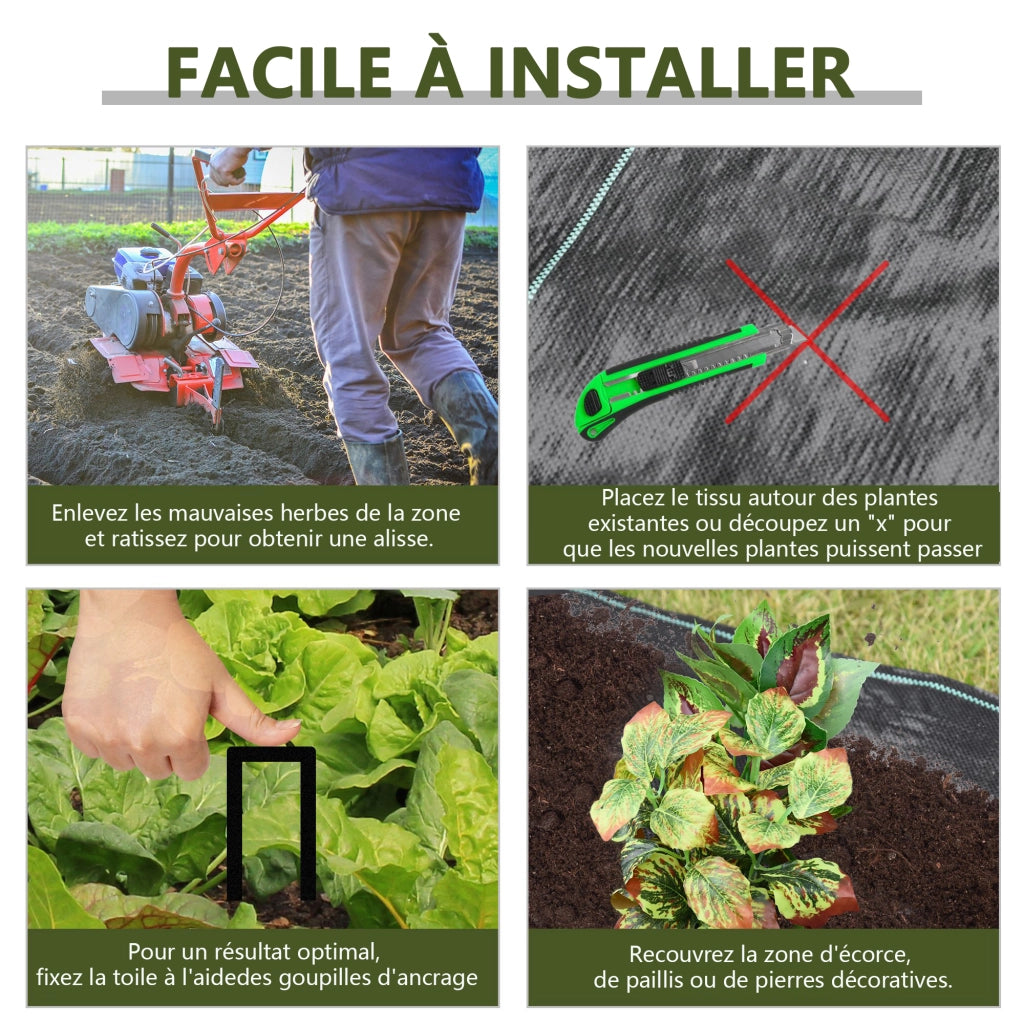 Telo per giardino ¨C zephmum ¨C verde 92x1 m