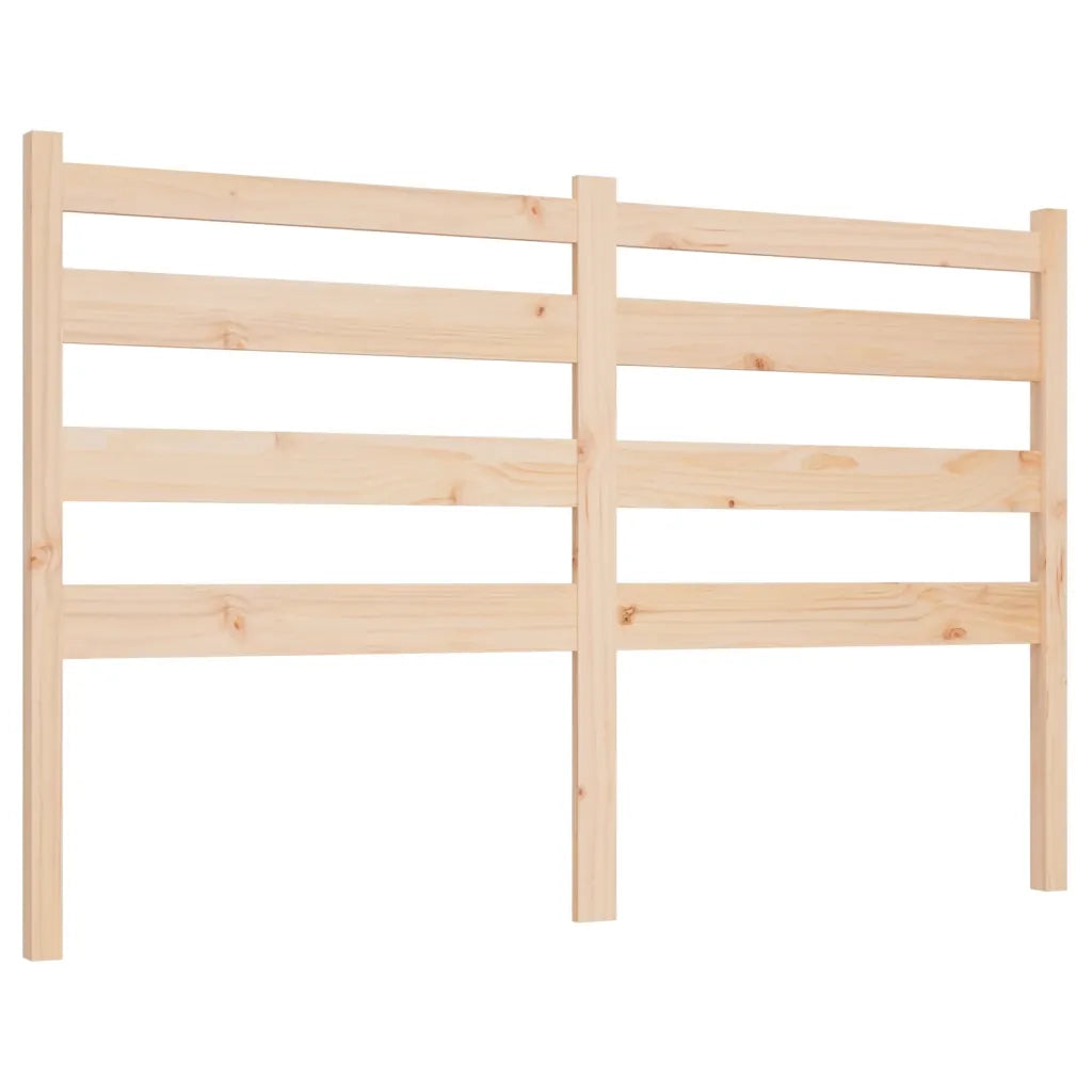 Testiera per Letto-Testata-Testiera Decorativa 126x4x100 cm in Legno Massello di Pino 800386