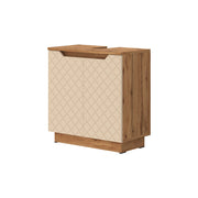 Vicco Mobile sottolavabo per bagno Rovere/cashmere con struttura in piastrelle 58.9 x 62.1 cm con 2 porte