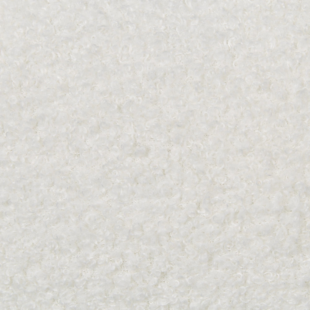 Set di 2 cuscini in tessuto di peluche a forma di fiore bianco 40 x 40 cm accessori divano camera da letto