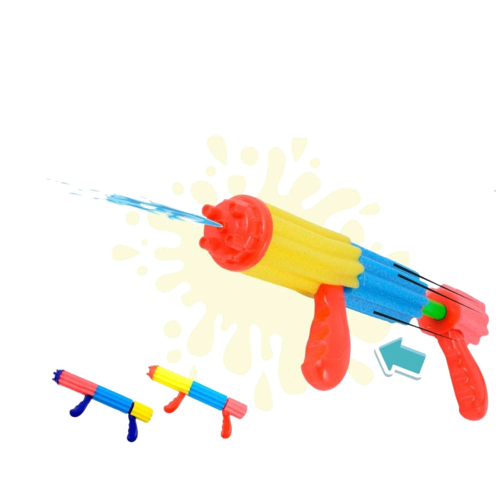 Trade Shop - Pistola Acqua Foam 32 Cm Gioco Estivo Bambini Spara Acqua Mare Piscina -