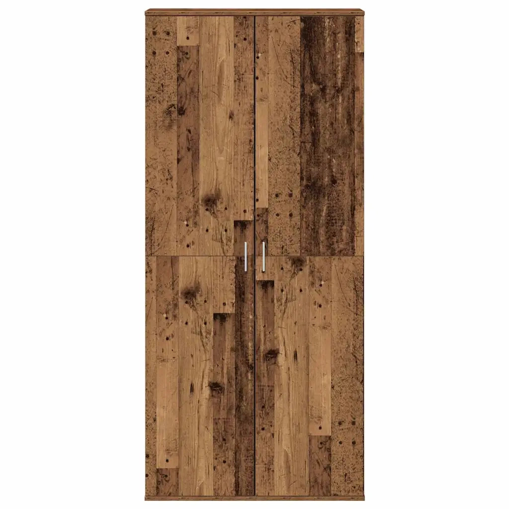 Credenza-Buffet-Armadio da cucina Legno vecchio 80 x 39 x 178 cm Legno multistrato