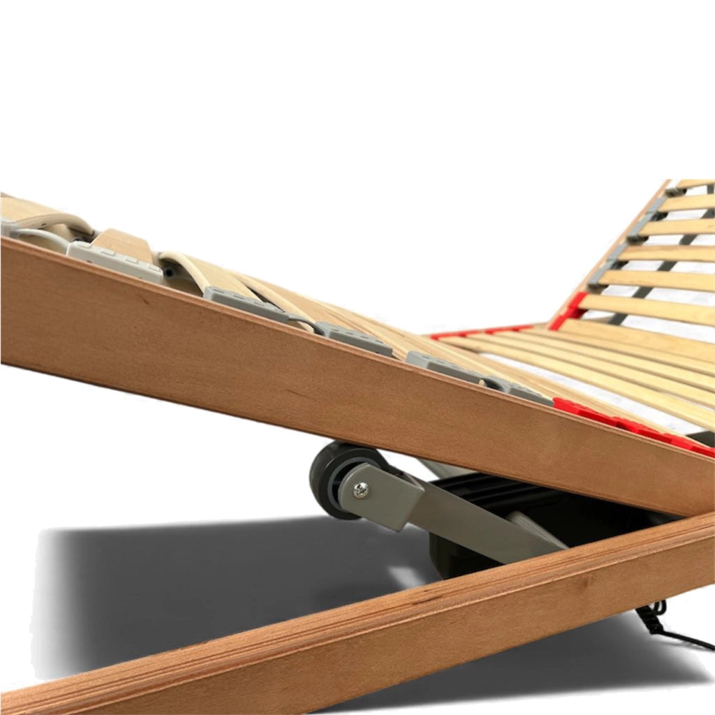 Rete Letto Motorizzata 3 Snodi 80x190 cm con telecomando, regolazione Testiera e Pediera per materasso una piazza