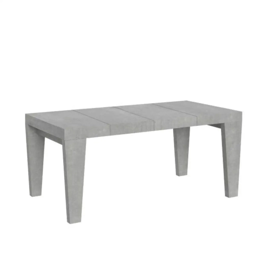 Tavolo allungabile 90/246x90 cm Spimbo Premium colore cemento