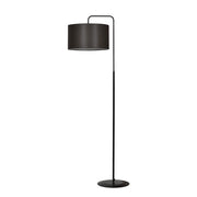 Piantana Contemporaneo Sigfrido Acciaio Nero Marrone 1 Luce E27 Ip20