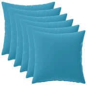 Federa 6 pcs HEERLEN Azzurro 35 x 35 cm Poliestere 908162