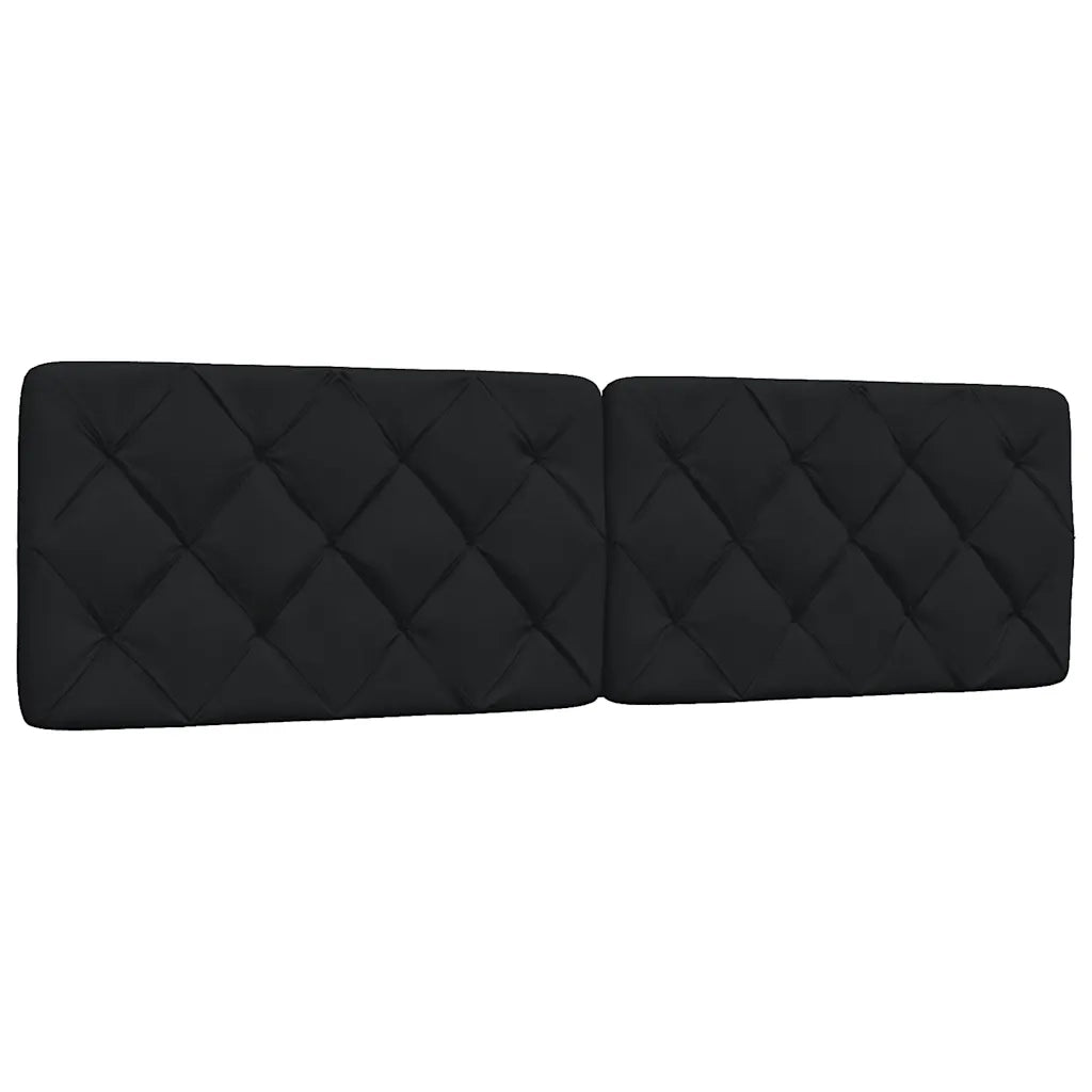 Letto con Materasso Nero 180x200 cm in Tessuto 3310757