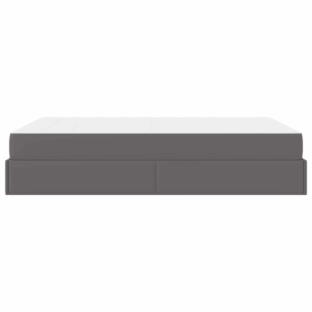 Struttura letto con materasso Altro 2 pcs Grigio PVC 3399431
